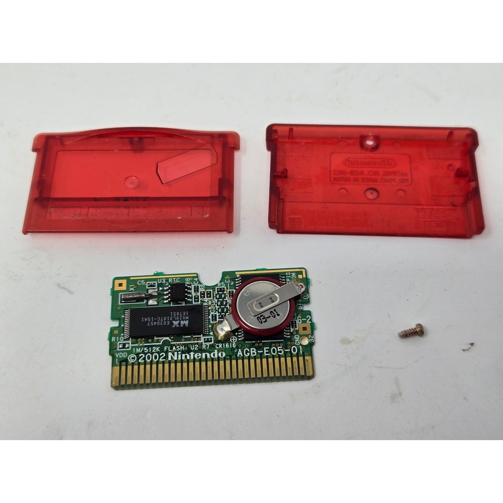 Nintendo Pokemon Ruby Version Game Boy Advance GBA Authentic Dry Battery NoLabel